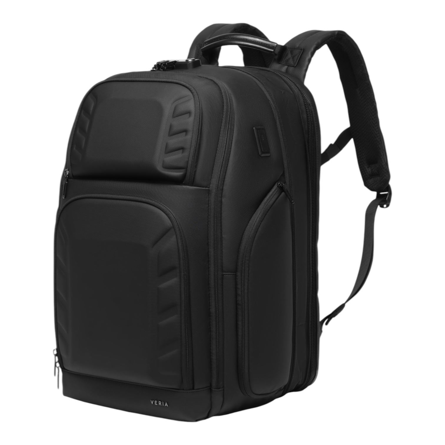 Mochila de Viaje Expandible de 35L con Compartimento para Laptop de 17", Impermeable de TPU, Puerto USB, Cerradura TSA, Apertura Tipo Maleta, Equipaje de Mano para Negocios, Trabajo y Viajes
