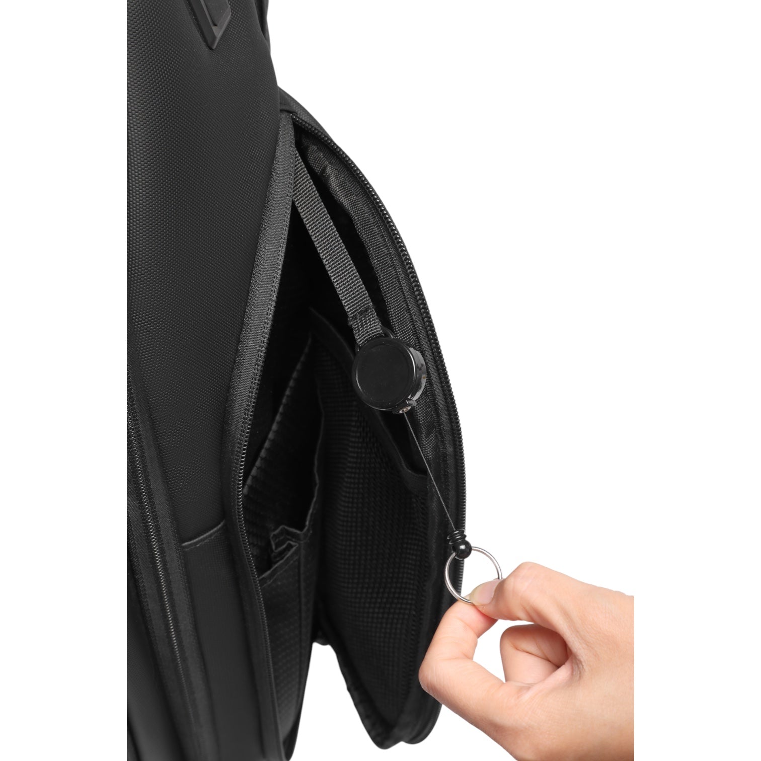 Mochila de Viaje Expandible de 35L con Compartimento para Laptop de 17", Impermeable de TPU, Puerto USB, Cerradura TSA, Apertura Tipo Maleta, Equipaje de Mano para Negocios, Trabajo y Viajes