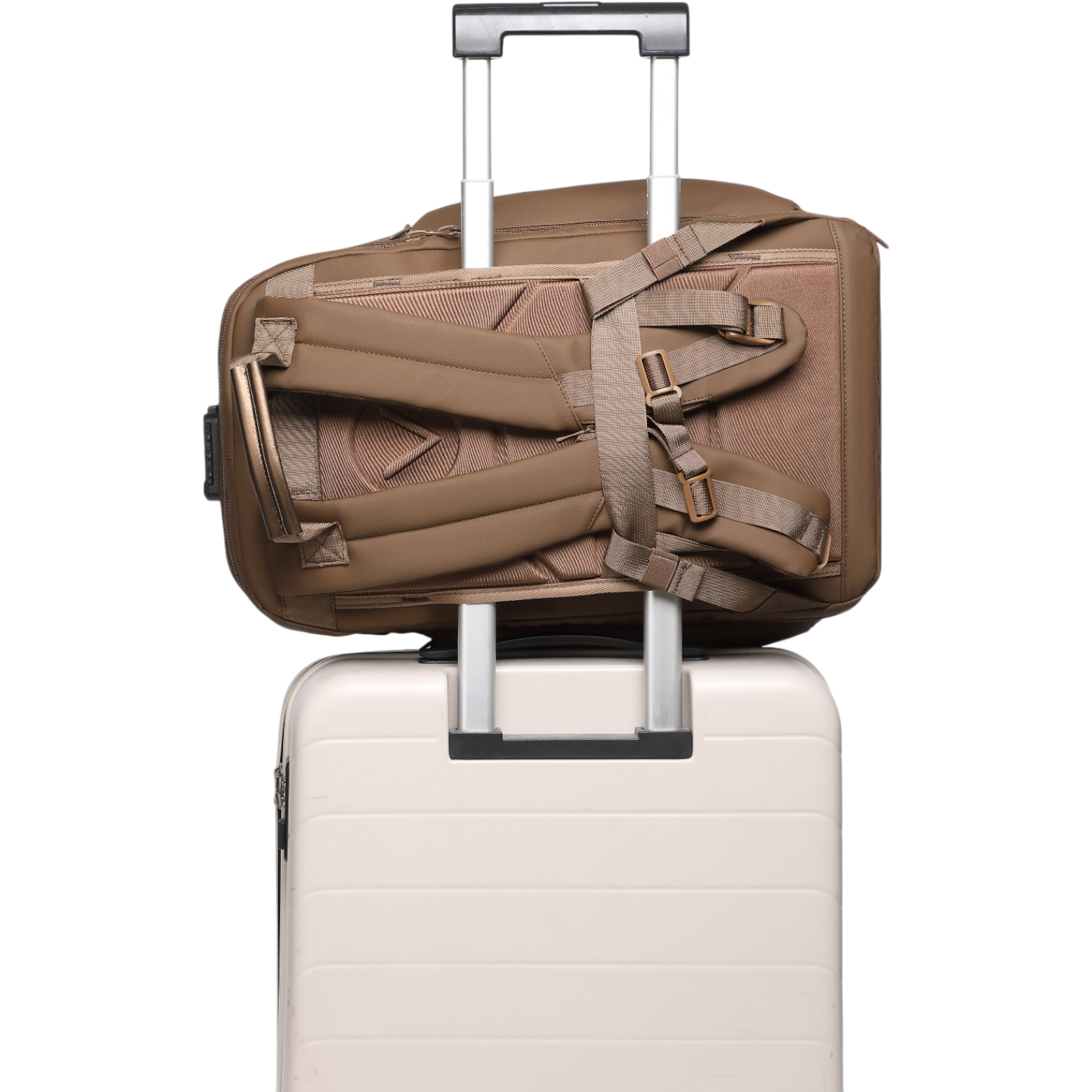 Mochila de Viaje Expandible de 35L con Compartimento para Laptop de 17", Impermeable de TPU, Puerto USB, Cerradura TSA, Apertura Tipo Maleta, Equipaje de Mano para Negocios, Trabajo y Viajes