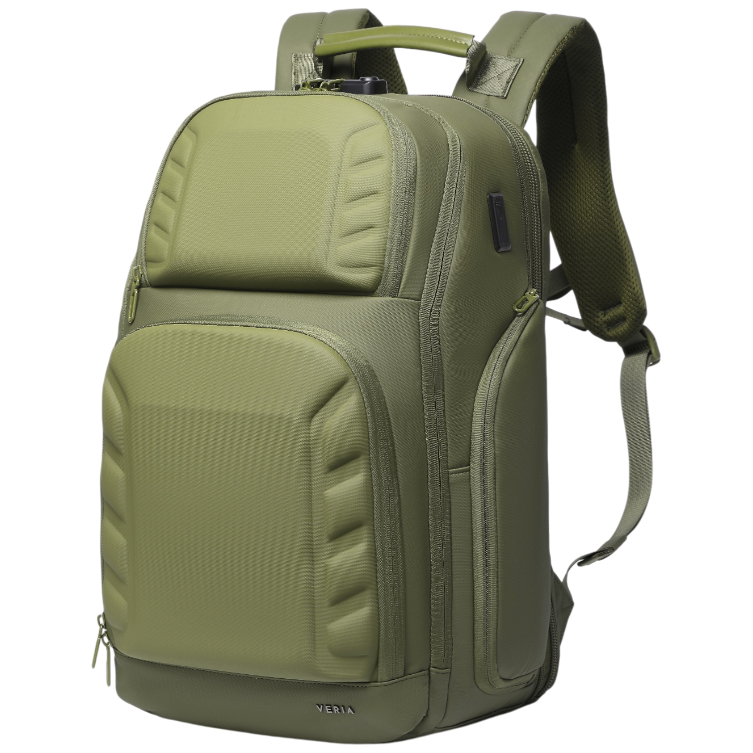 Mochila de Viaje Expandible de 35L con Compartimento para Laptop de 17", Impermeable de TPU, Puerto USB, Cerradura TSA, Apertura Tipo Maleta, Equipaje de Mano para Negocios, Trabajo y Viajes