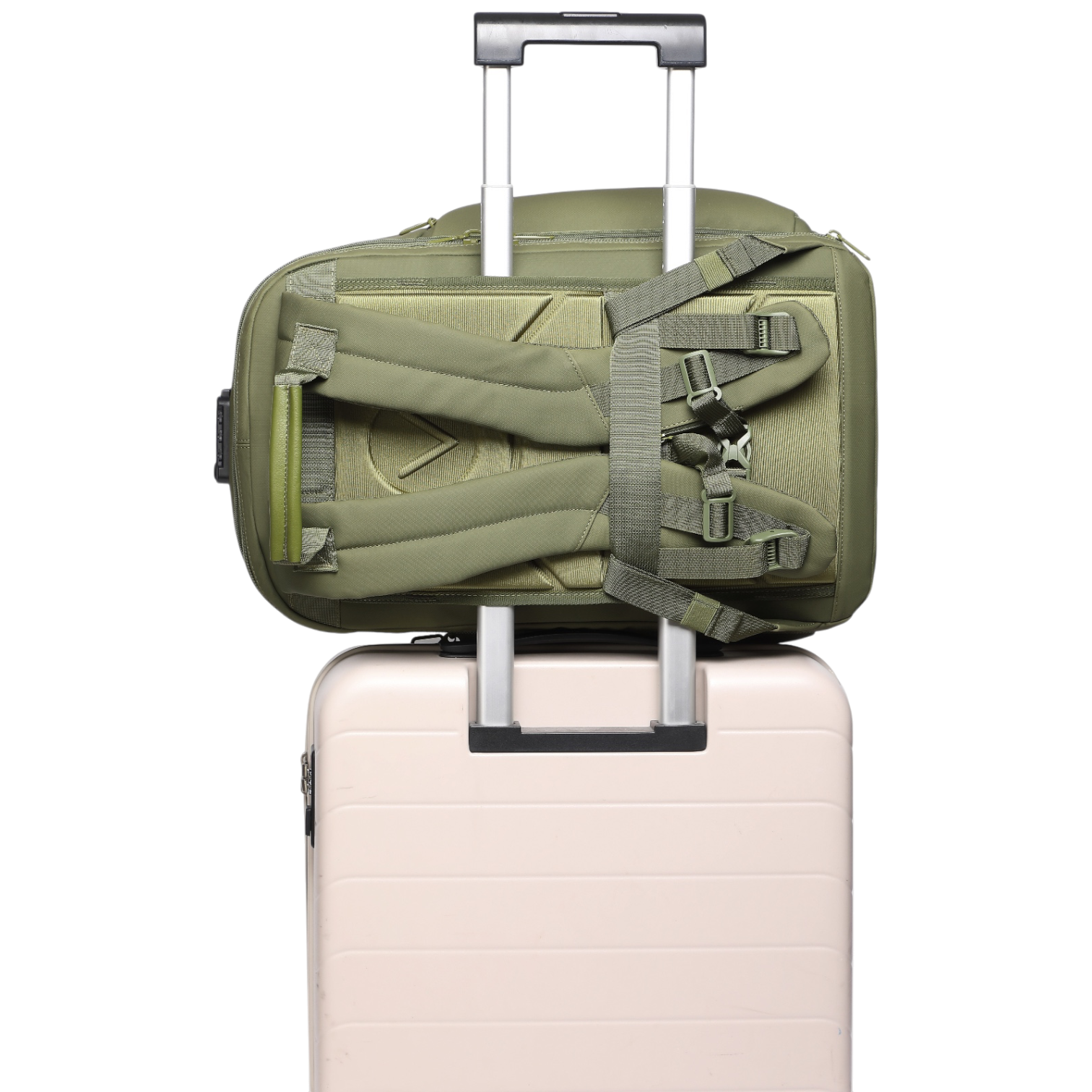 Mochila de Viaje Expandible de 35L con Compartimento para Laptop de 17", Impermeable de TPU, Puerto USB, Cerradura TSA, Apertura Tipo Maleta, Equipaje de Mano para Negocios, Trabajo y Viajes