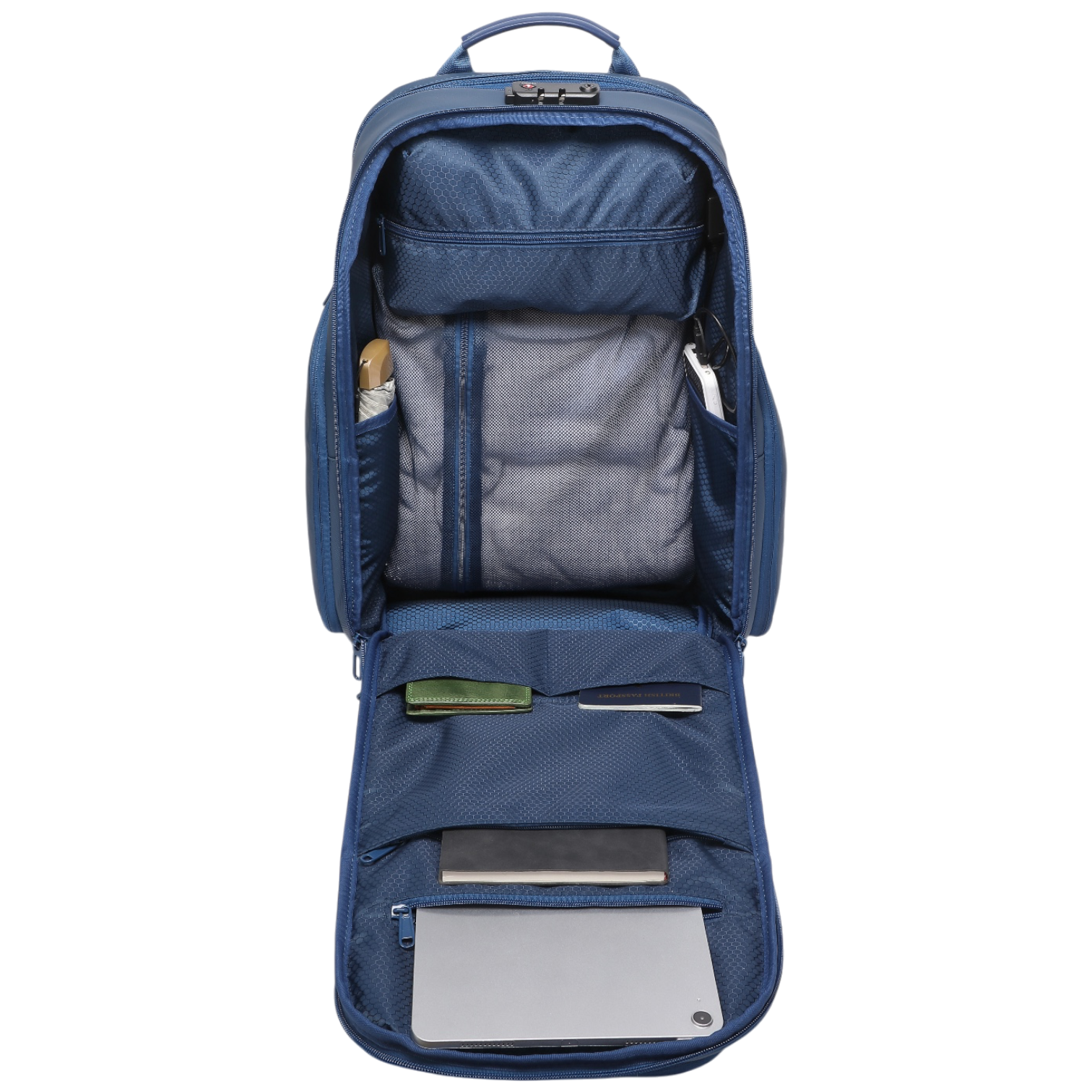 Mochila de Viaje Expandible de 35L con Compartimento para Laptop de 17", Impermeable de TPU, Puerto USB, Cerradura TSA, Apertura Tipo Maleta, Equipaje de Mano para Negocios, Trabajo y Viajes