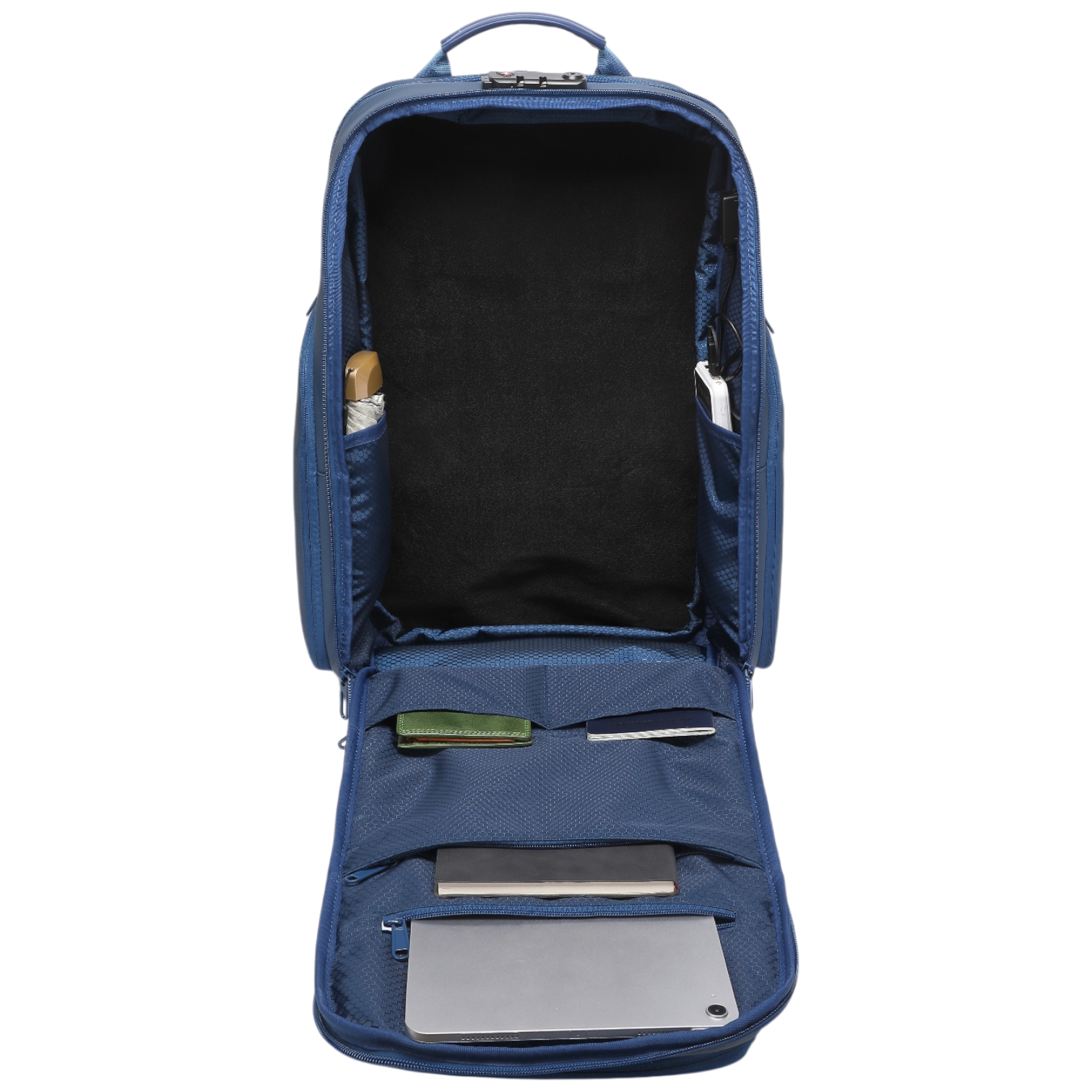 Mochila de Viaje Expandible de 35L con Compartimento para Laptop de 17", Impermeable de TPU, Puerto USB, Cerradura TSA, Apertura Tipo Maleta, Equipaje de Mano para Negocios, Trabajo y Viajes
