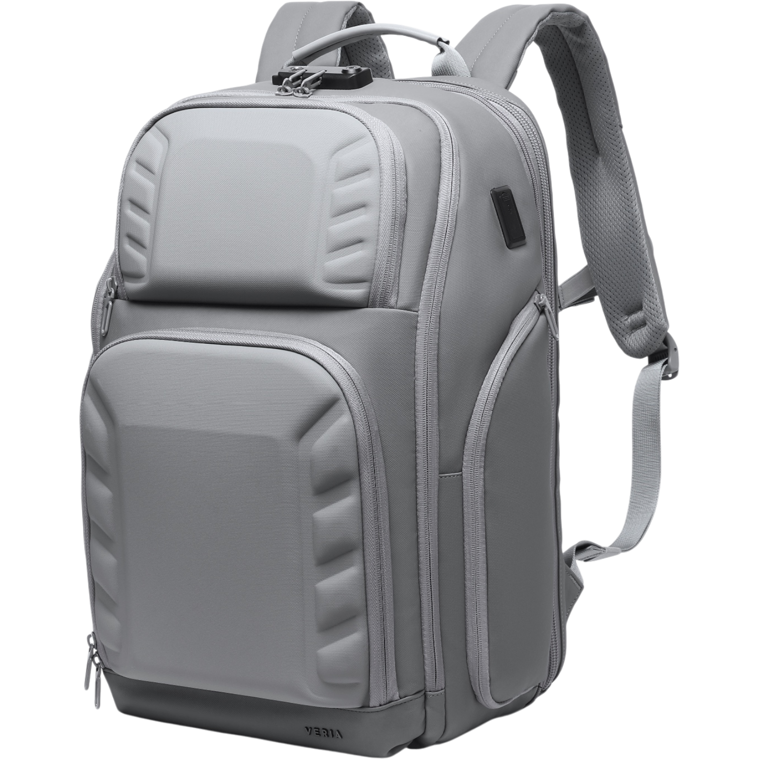 Mochila de Viaje Expandible de 35L con Compartimento para Laptop de 17", Impermeable de TPU, Puerto USB, Cerradura TSA, Apertura Tipo Maleta, Equipaje de Mano para Negocios, Trabajo y Viajes