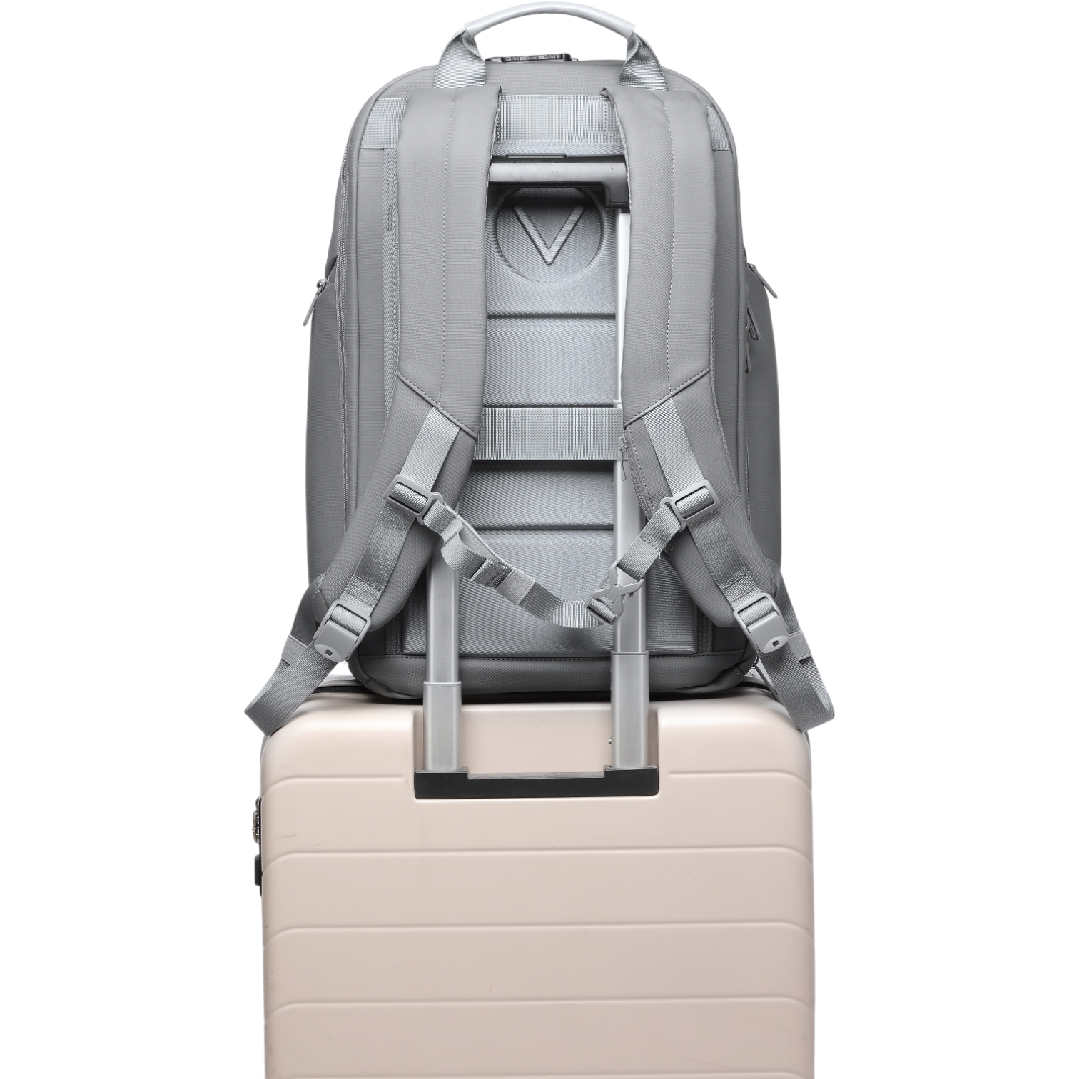Mochila de Viaje Expandible de 35L con Compartimento para Laptop de 17", Impermeable de TPU, Puerto USB, Cerradura TSA, Apertura Tipo Maleta, Equipaje de Mano para Negocios, Trabajo y Viajes