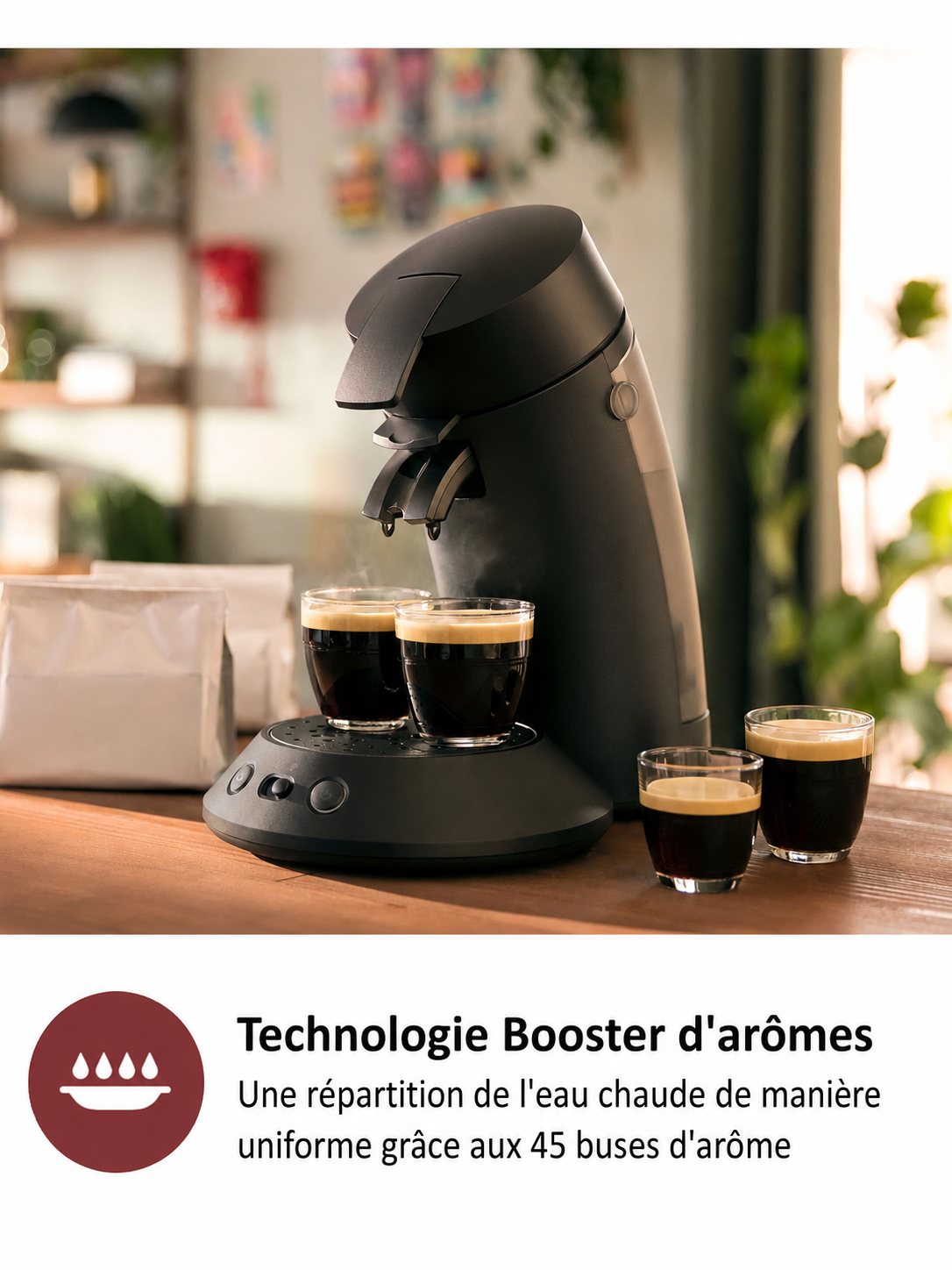Cafetière Duo Intense – Double Café & Crème Veloutée