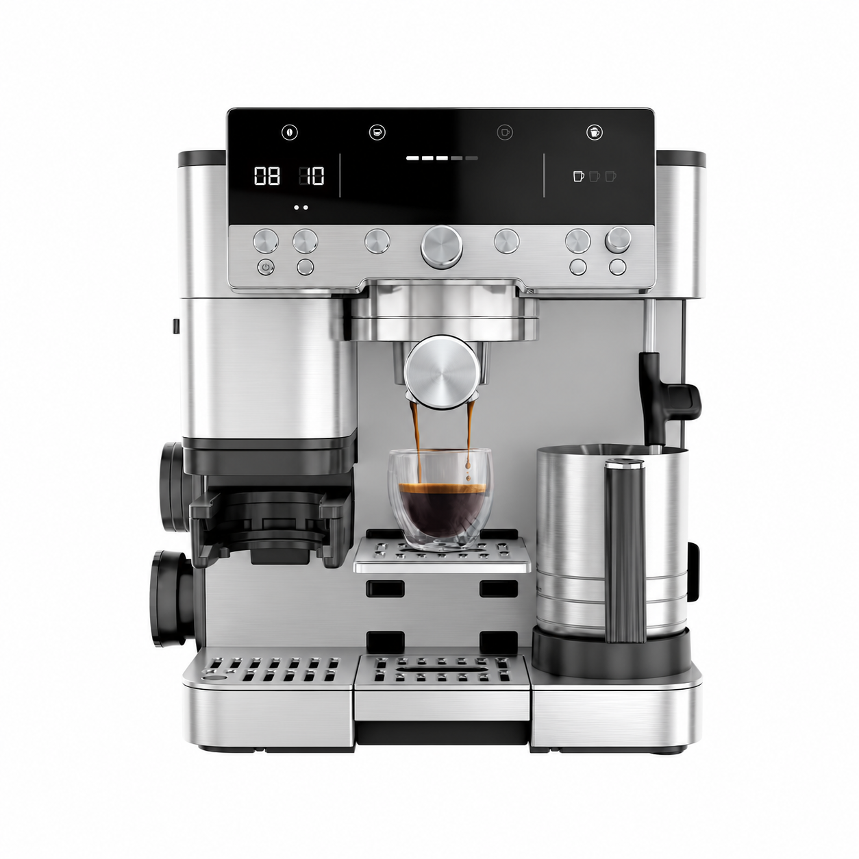 3-in-1 Premium Barista-Kaffeemaschine – Espresso, Filterkaffee & Cold Brew