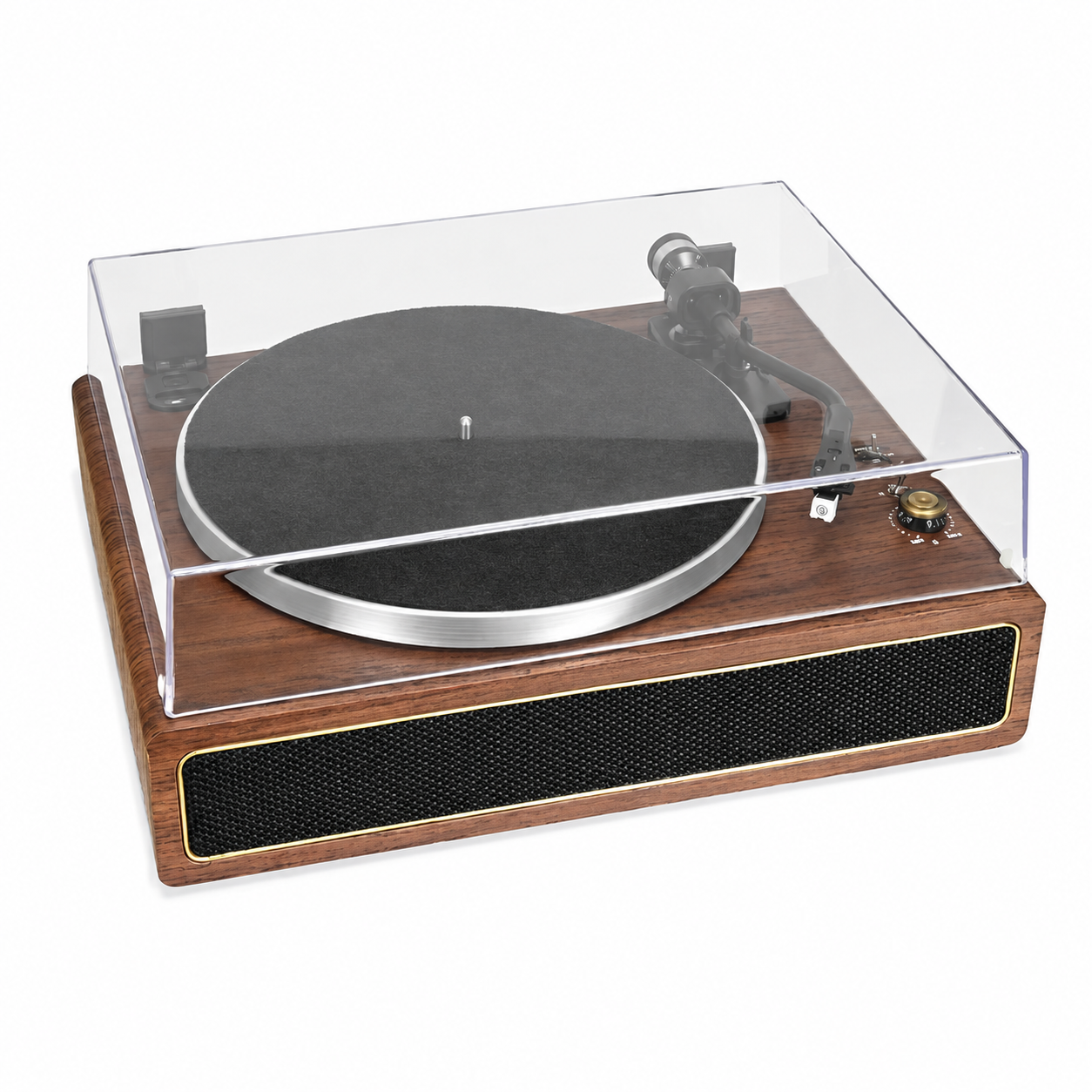 Retro Style Bluetooth Input Record Player with 40W HiFi Speakers & ATN-3600L Stylus