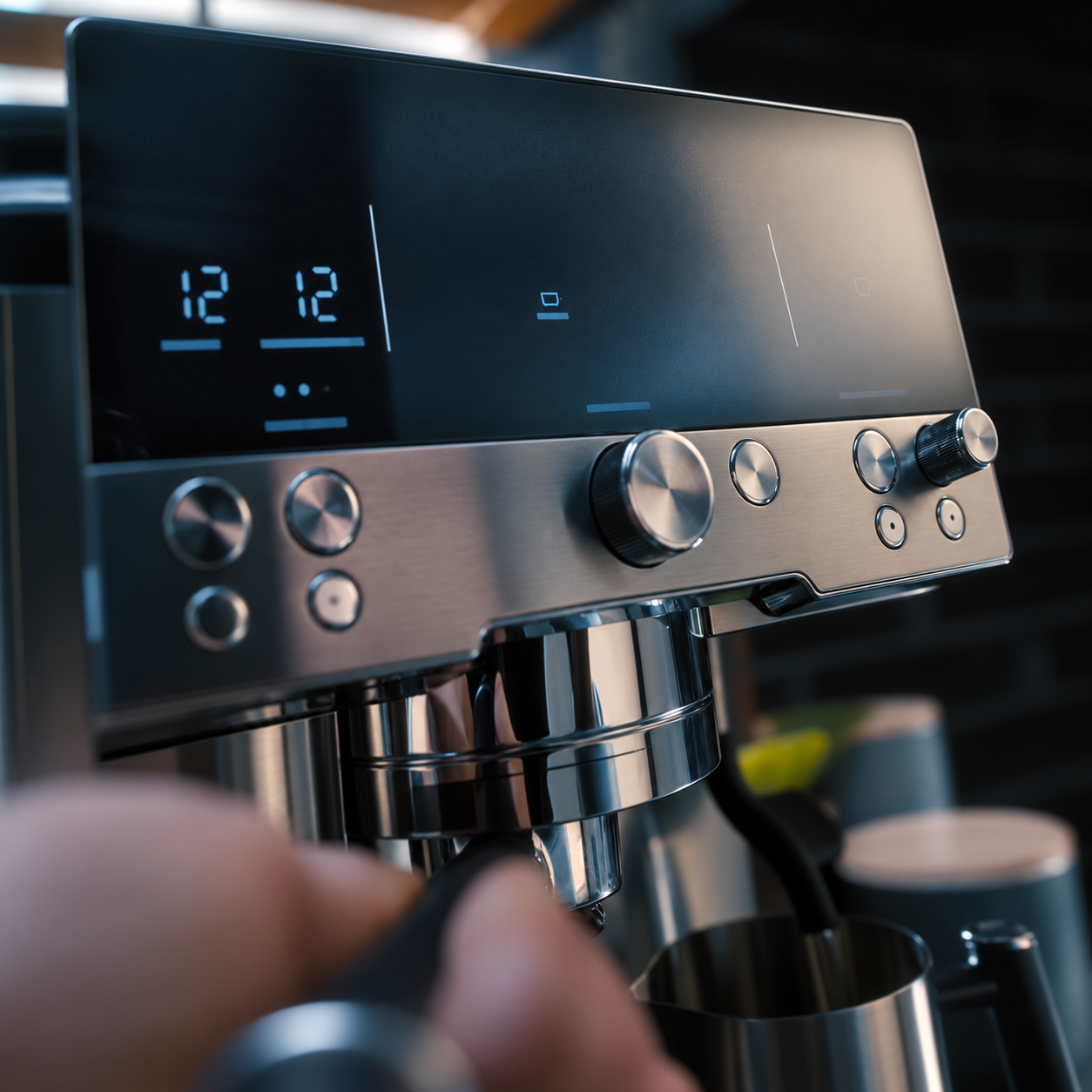 3-in-1 Premium Barista-Kaffeemaschine – Espresso, Filterkaffee & Cold Brew