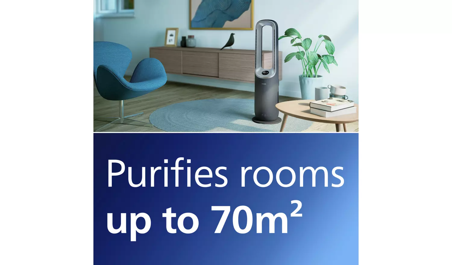AMF870/35 3-in-1 Air Purifier, Cooling Fan & Heater