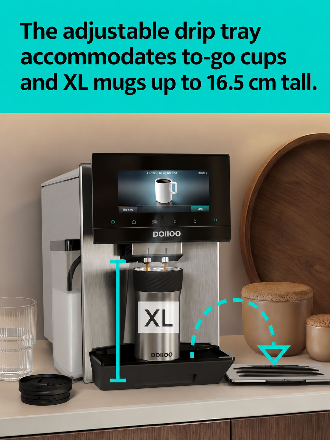 DOIIOO BaristaMax Smart Bean-to-Cup Coffee Machine