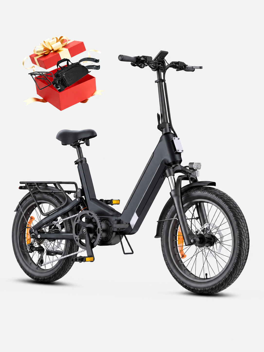 L20 3.0 Pro 250W 100Nm Mid-drive Motor Full Suspension Compact E-bike
