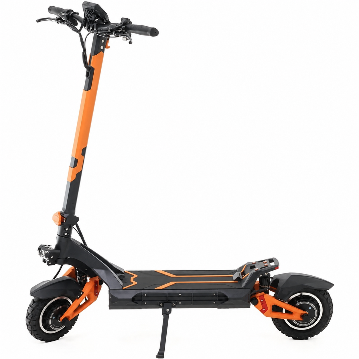 Trottinette Électrique Tout-Terrain – Double Moteur 1200W ×2, Batterie 23,2Ah, Autonomie Jusqu’à 80 km