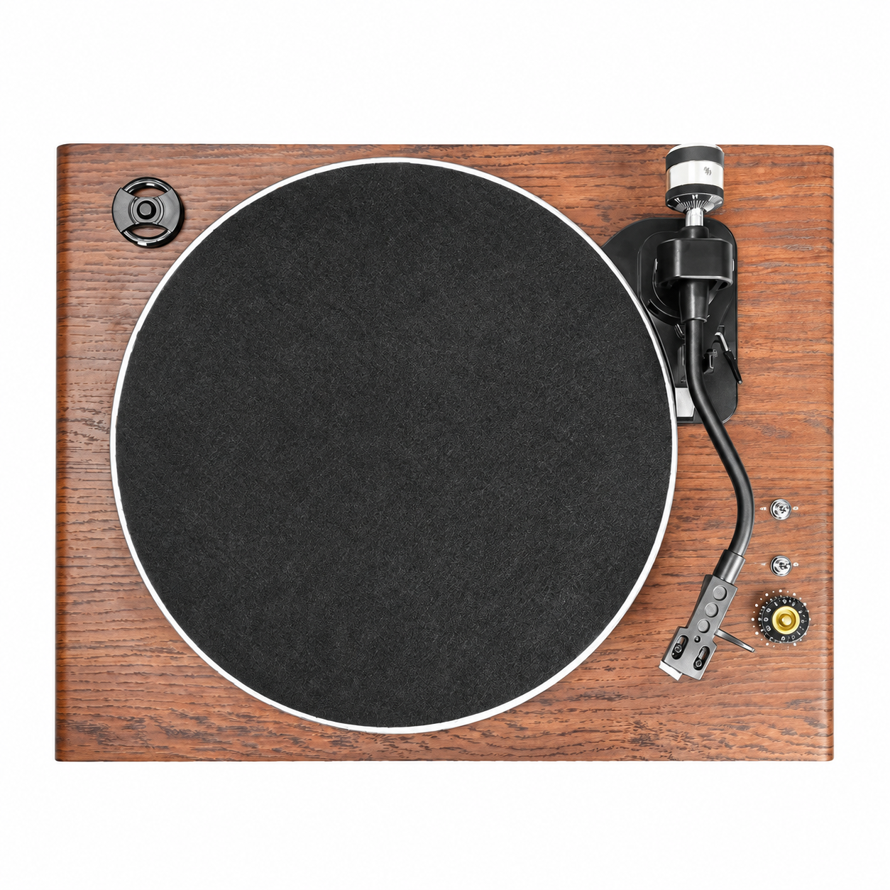 Retro Style Bluetooth Input Record Player with 40W HiFi Speakers & ATN-3600L Stylus
