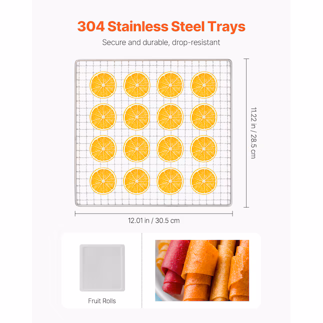 10 -Tray Stainless steel Food dehydrator