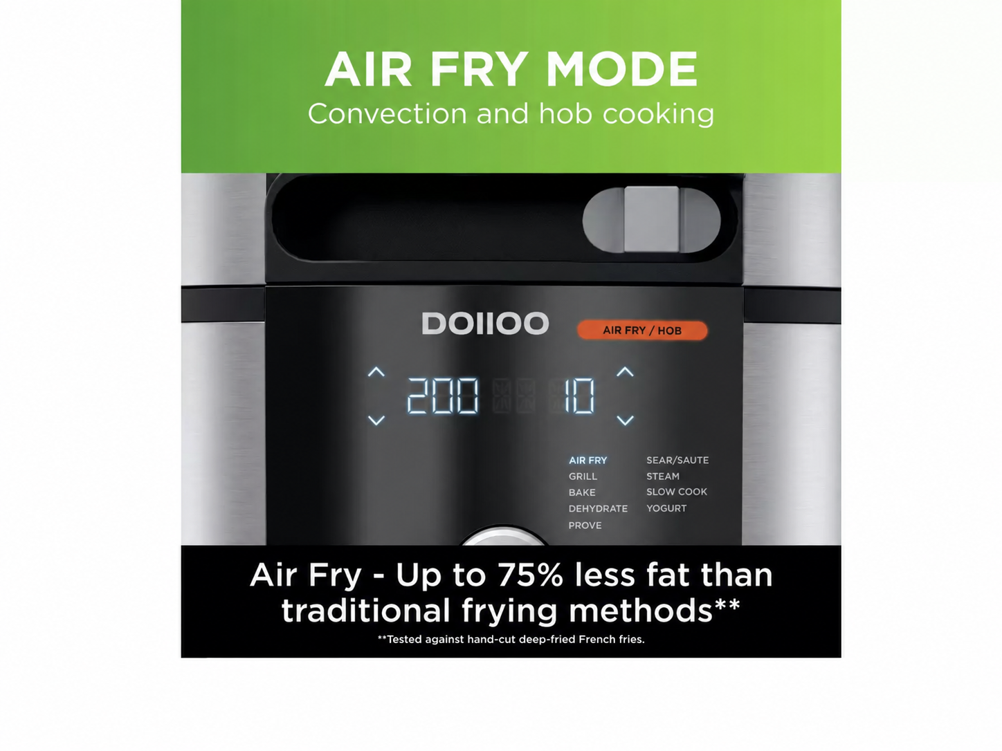 15-in-1 SmartLid 7.5L Multi Cooker Air Fryer
