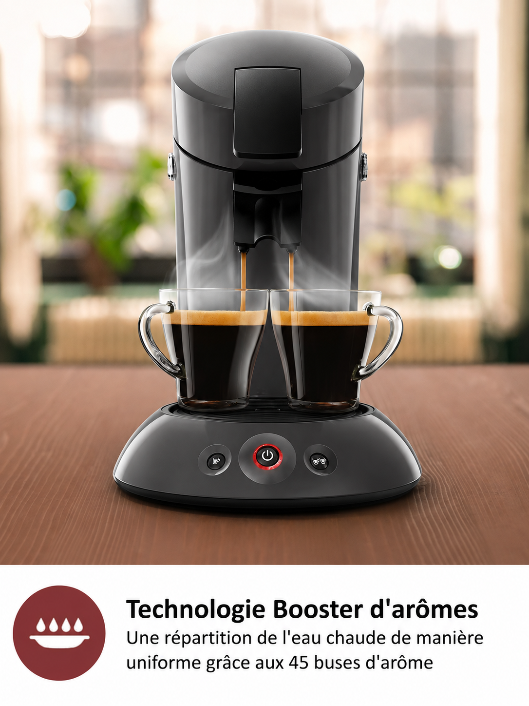 Cafetière Duo Intense – Double Café & Crème Veloutée