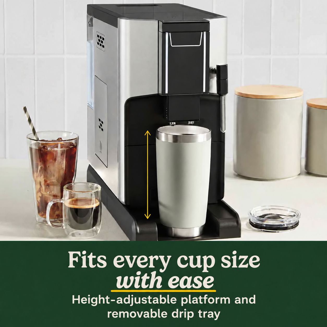 Automatic Bean-to-Cup Coffee Machine – Hot & Cold Brew