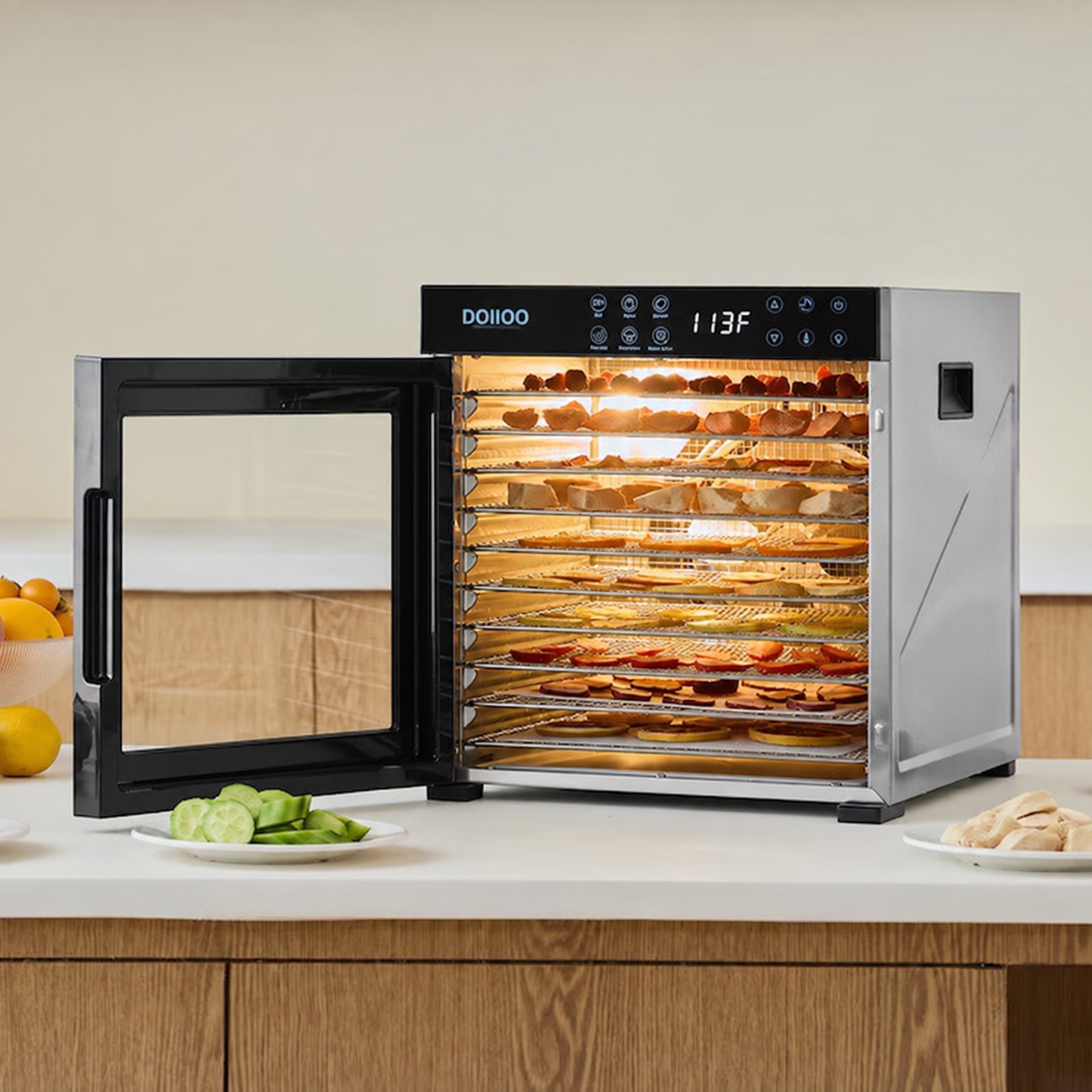 10 -Tray Stainless steel Food dehydrator