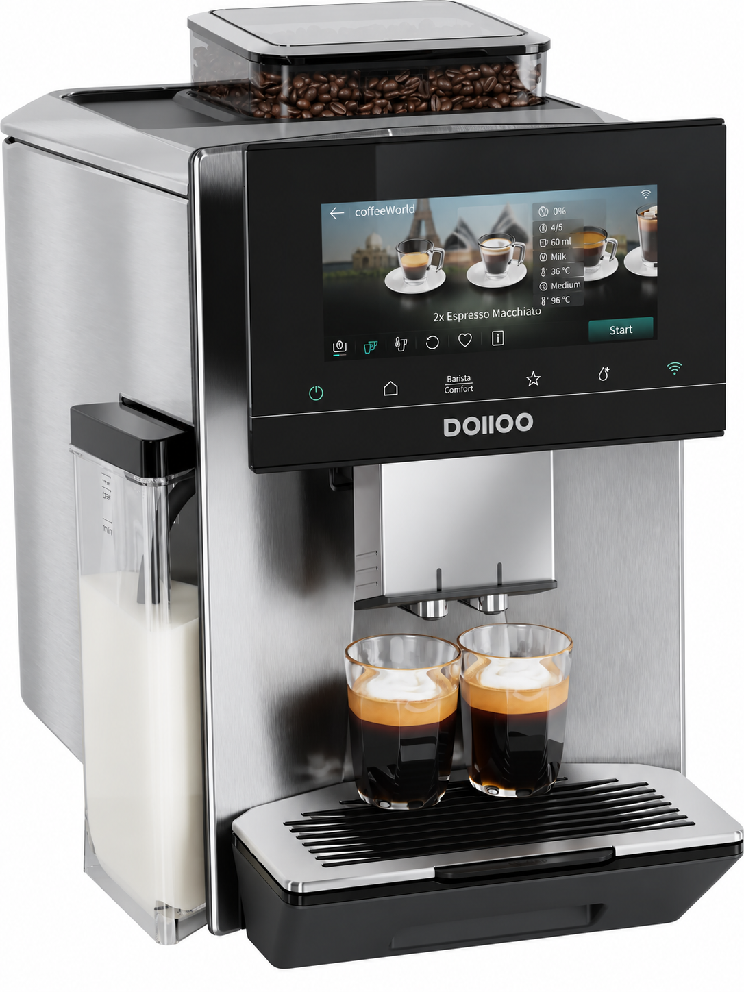 DOIIOO BaristaMax Smart Bean-to-Cup Coffee Machine
