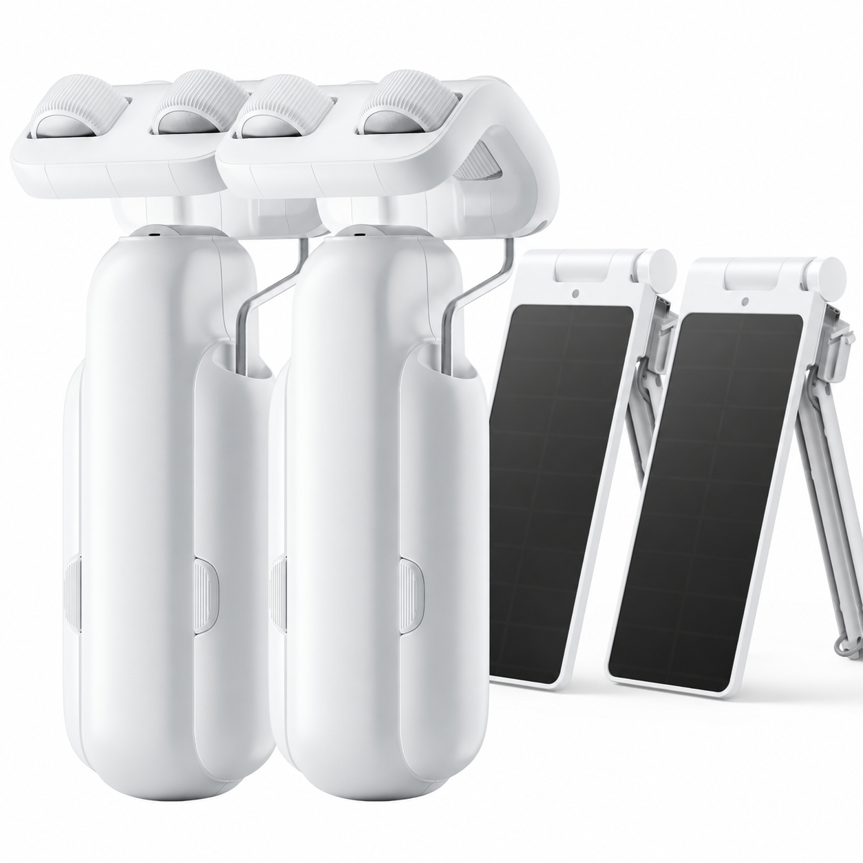 Smart Curtain Opener Duo Solar Kit – 2 Motors + 2 Solar Panels