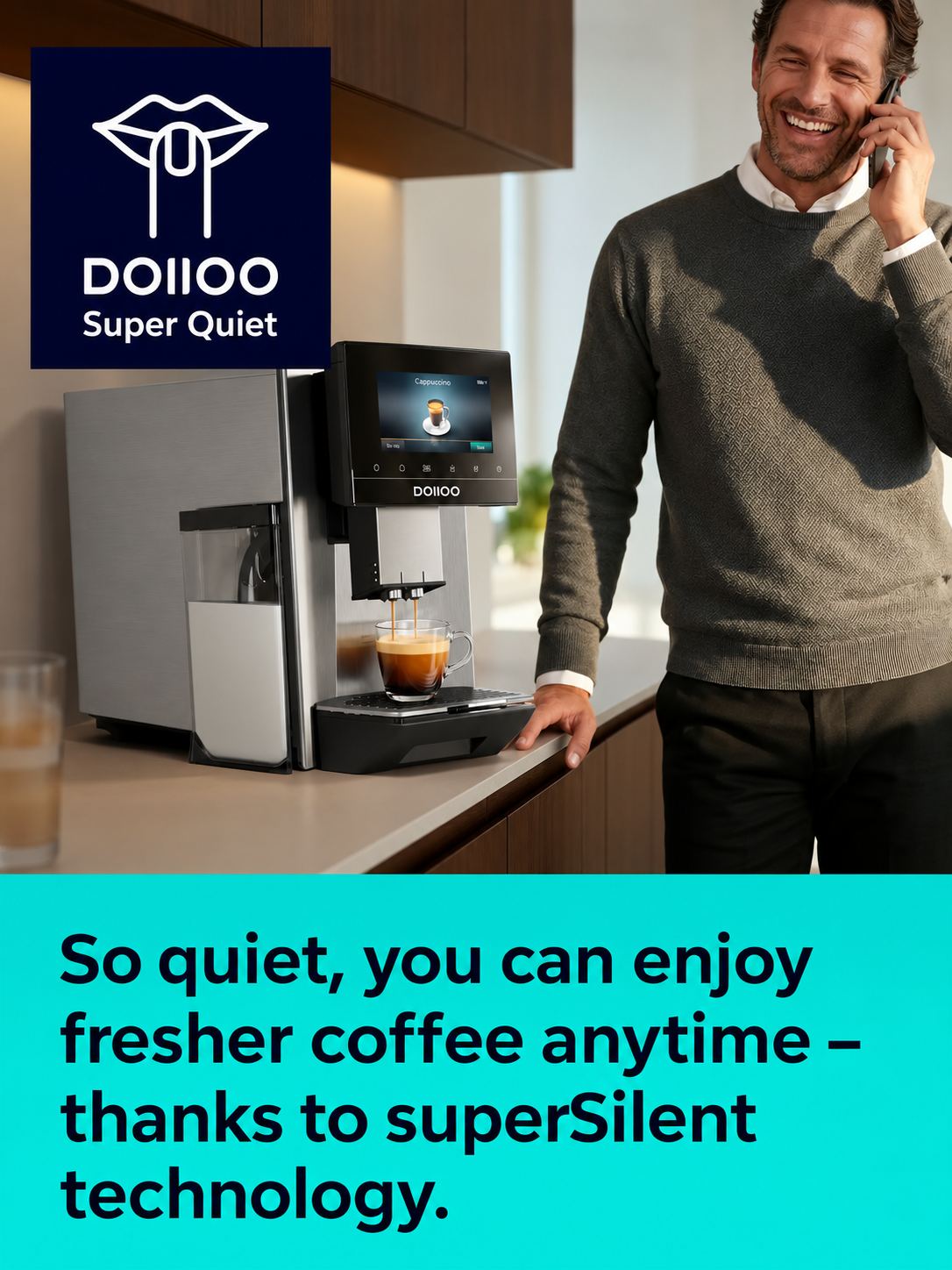 DOIIOO BaristaMax Smart Bean-to-Cup Coffee Machine