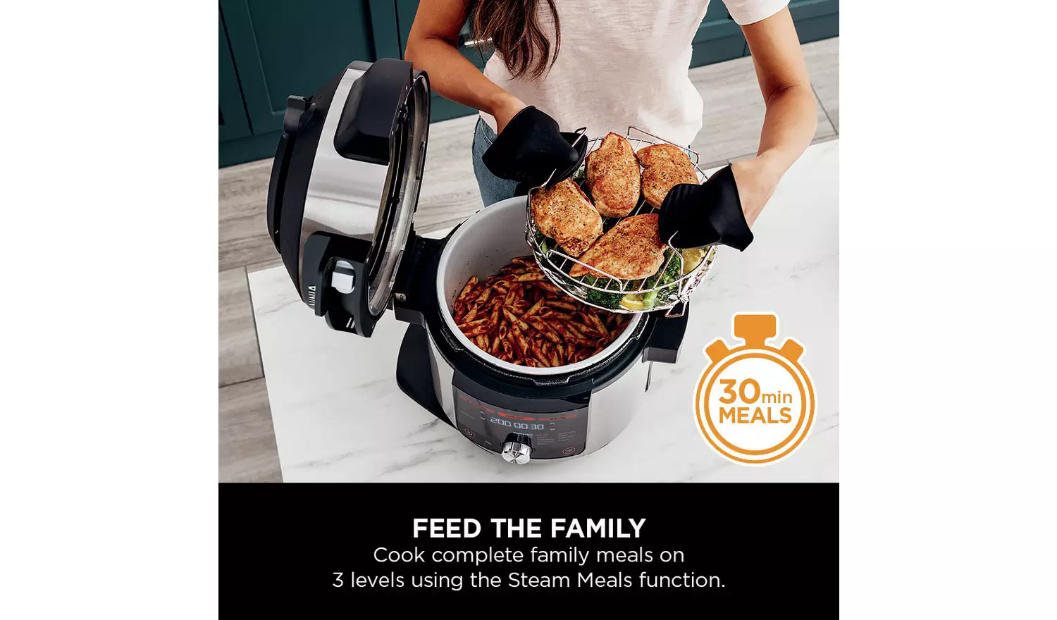 15-in-1 SmartLid 7.5L Multi Cooker Air Fryer