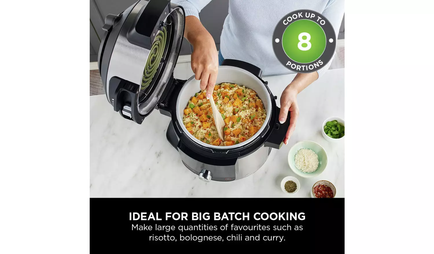 15-in-1 SmartLid 7.5L Multi Cooker Air Fryer