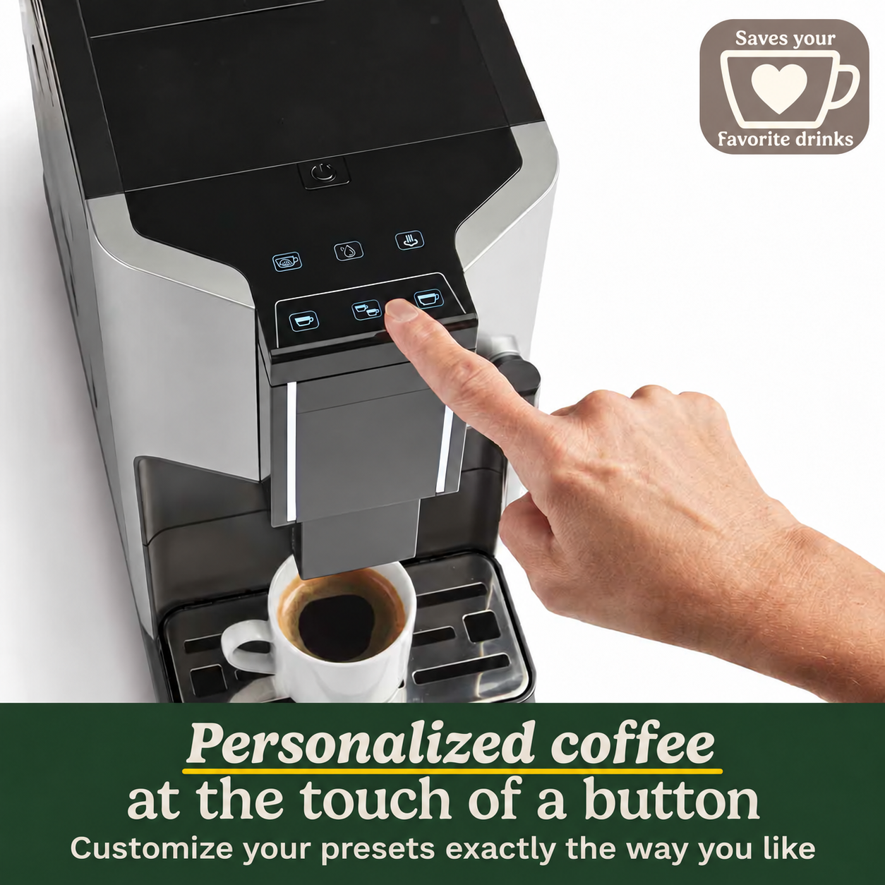 Automatic Bean-to-Cup Coffee Machine – Hot & Cold Brew