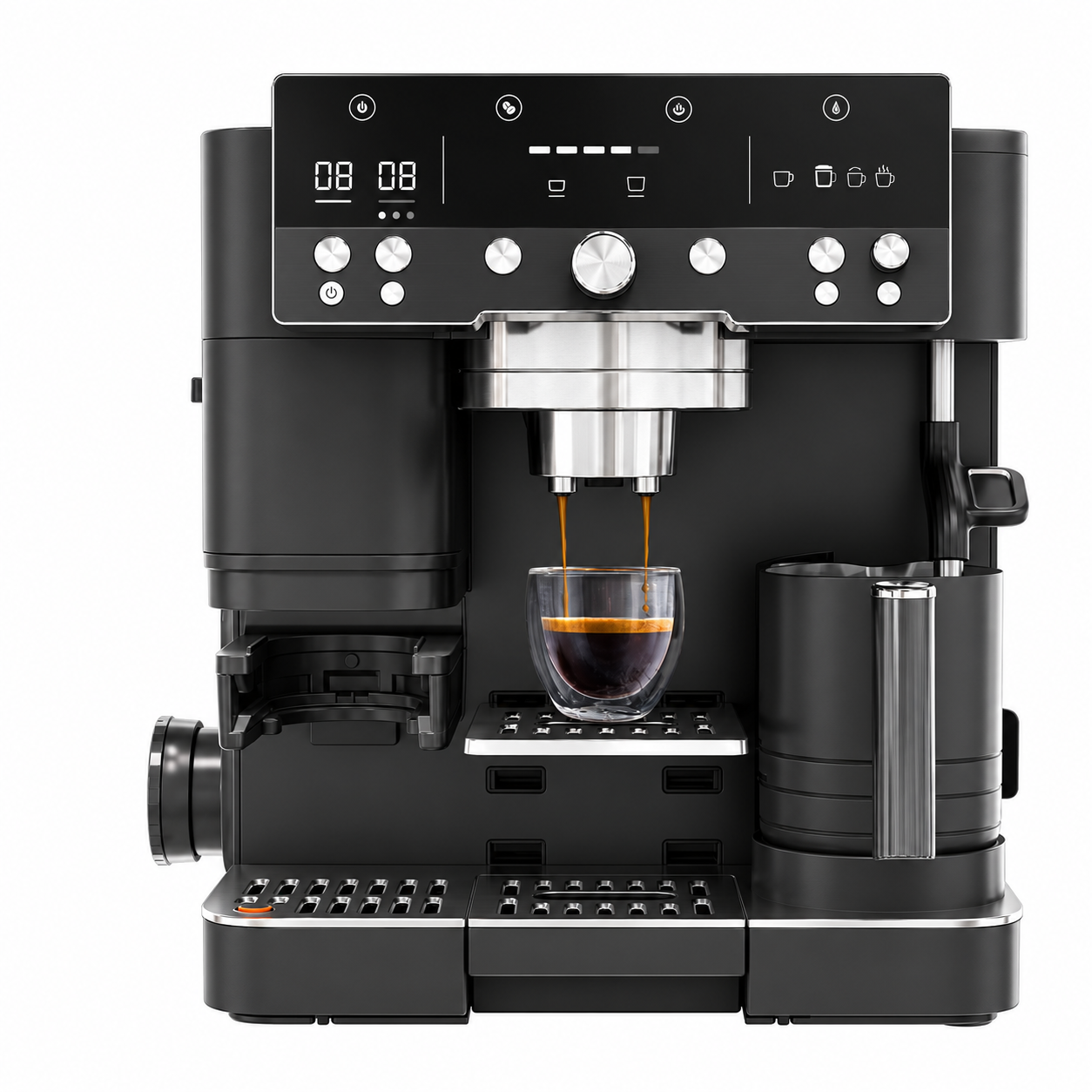 3-in-1 Premium Barista-Kaffeemaschine – Espresso, Filterkaffee & Cold Brew