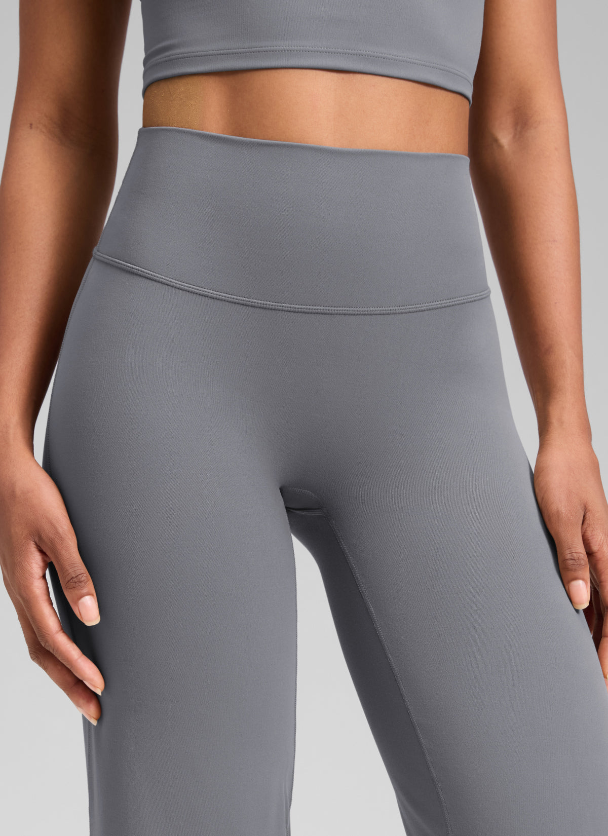 AirSoft Seamless Straight-Leg Pant 28 in - Solar Grey