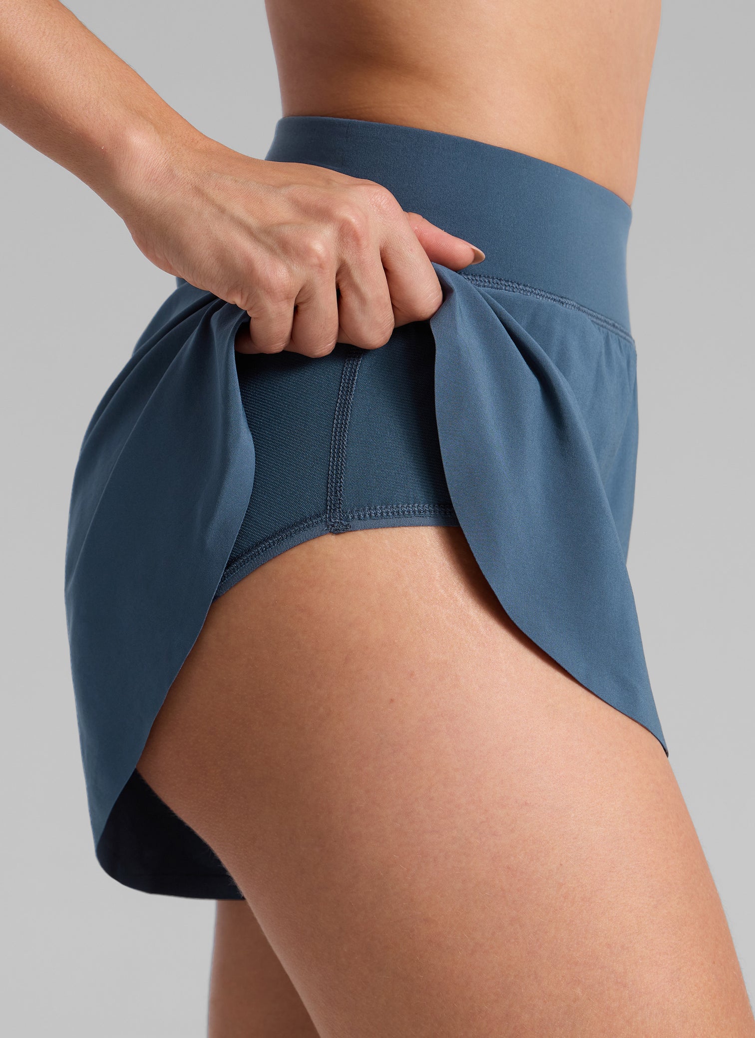 FeatherRun Split Lined Short 3 in - Stelindigo