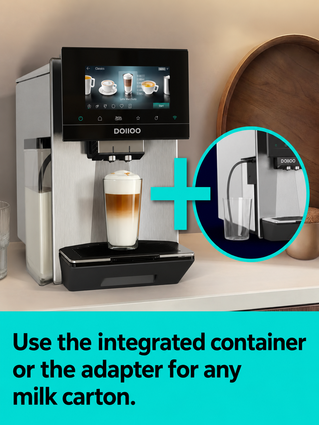 DOIIOO BaristaMax Smart Bean-to-Cup Coffee Machine