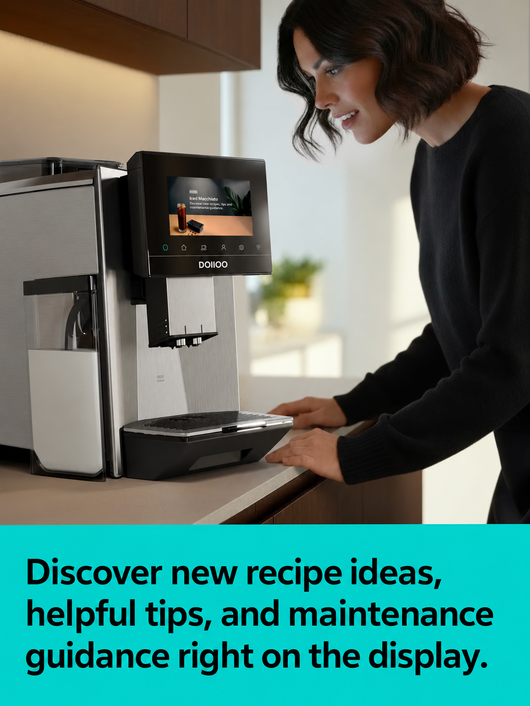 DOIIOO BaristaMax Smart Bean-to-Cup Coffee Machine