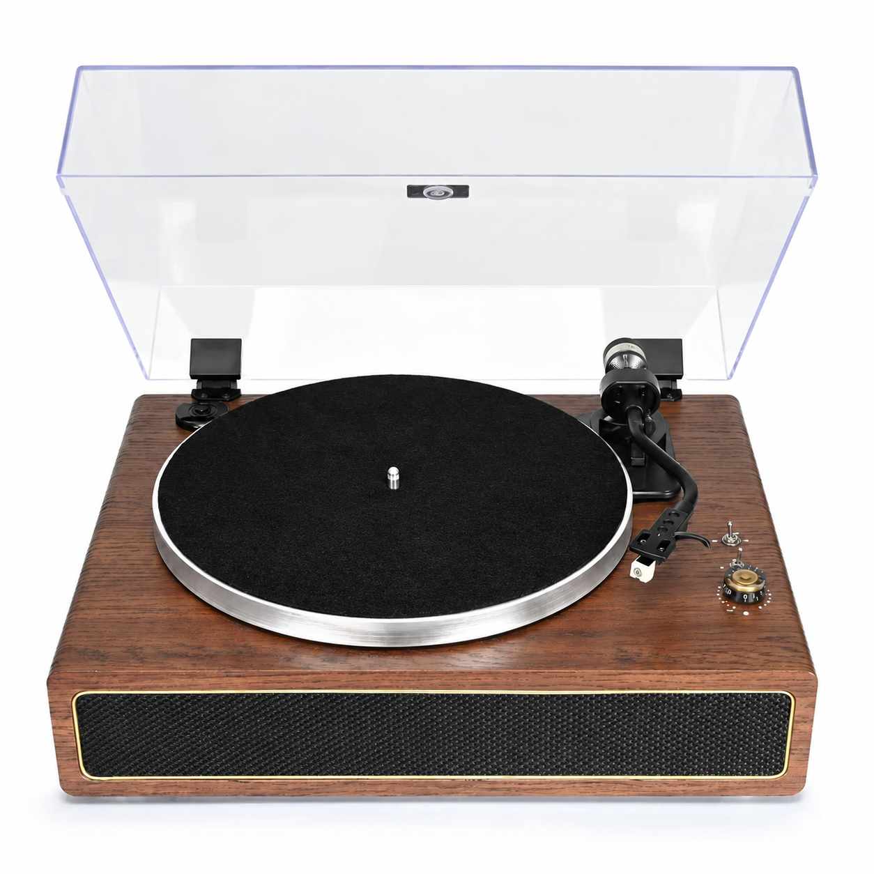 Retro Style Bluetooth Input Record Player with 40W HiFi Speakers & ATN-3600L Stylus