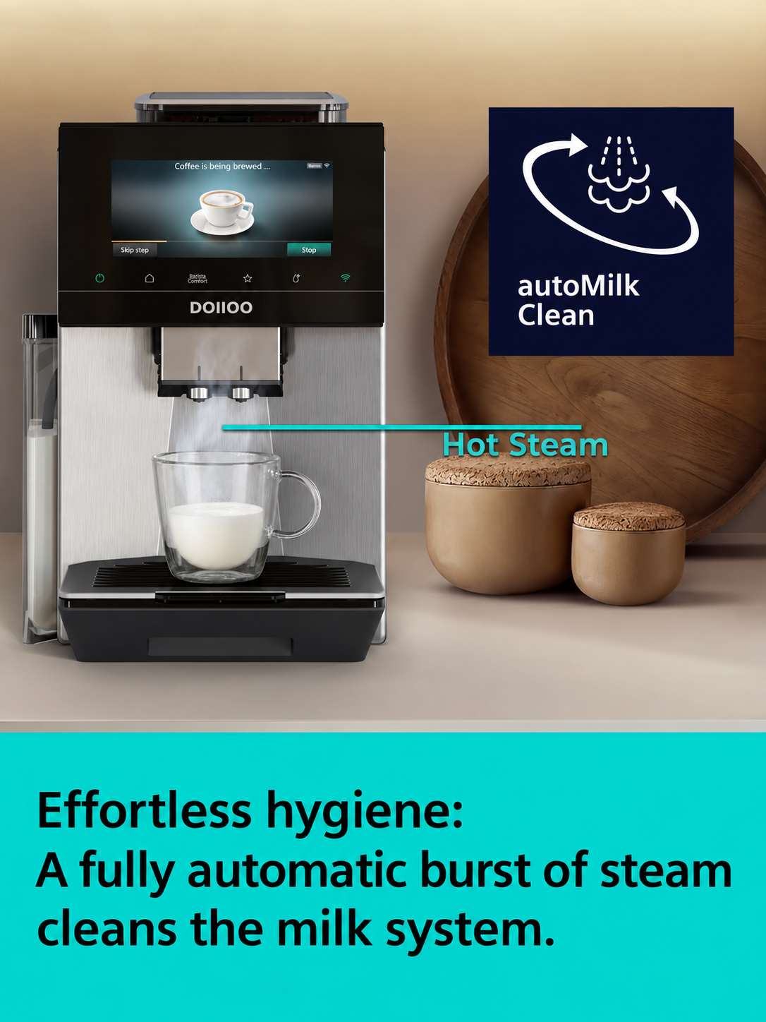 DOIIOO BaristaMax Smart Bean-to-Cup Coffee Machine