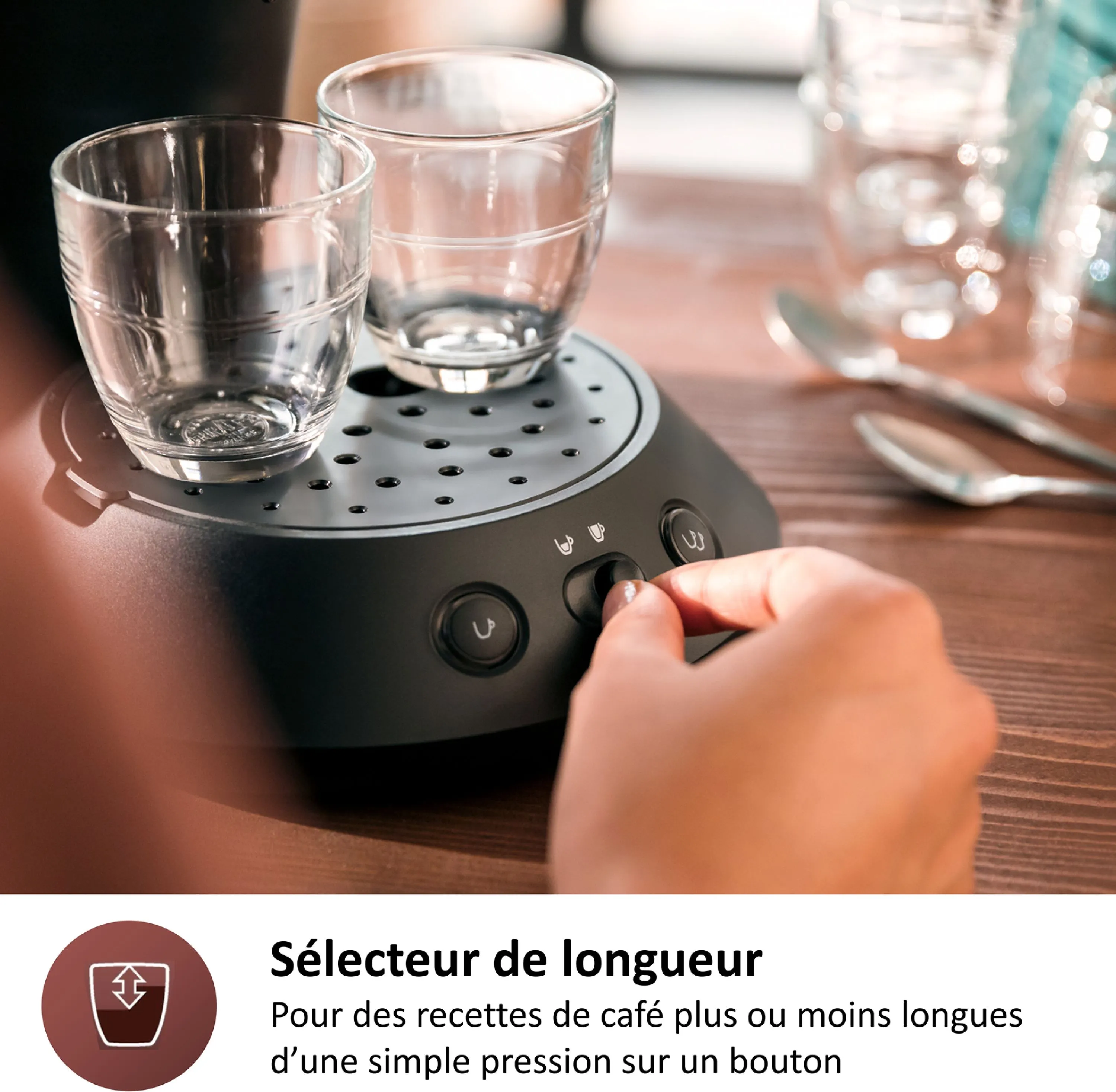 Cafetière Duo Intense – Double Café & Crème Veloutée