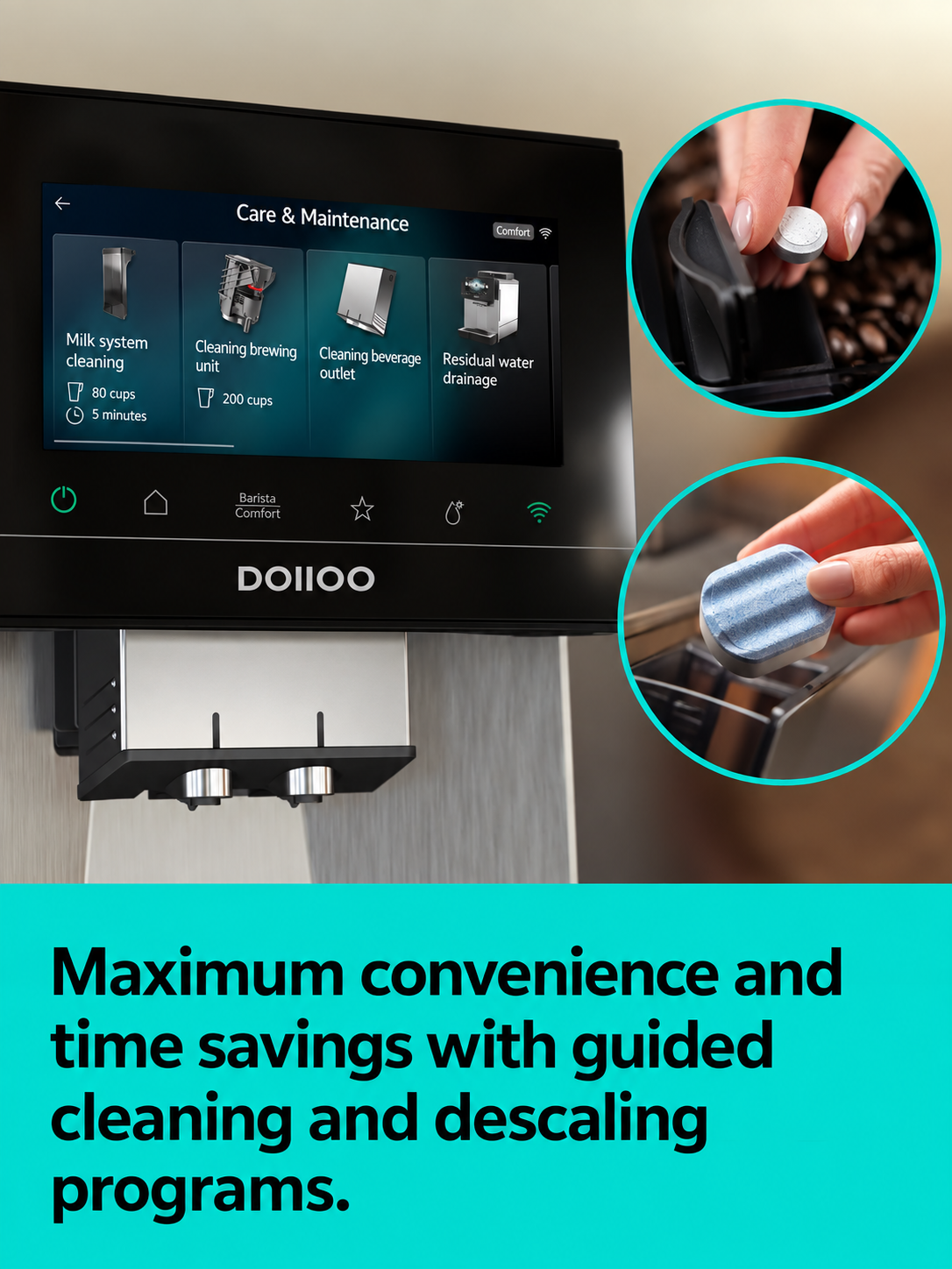 DOIIOO BaristaMax Smart Bean-to-Cup Coffee Machine