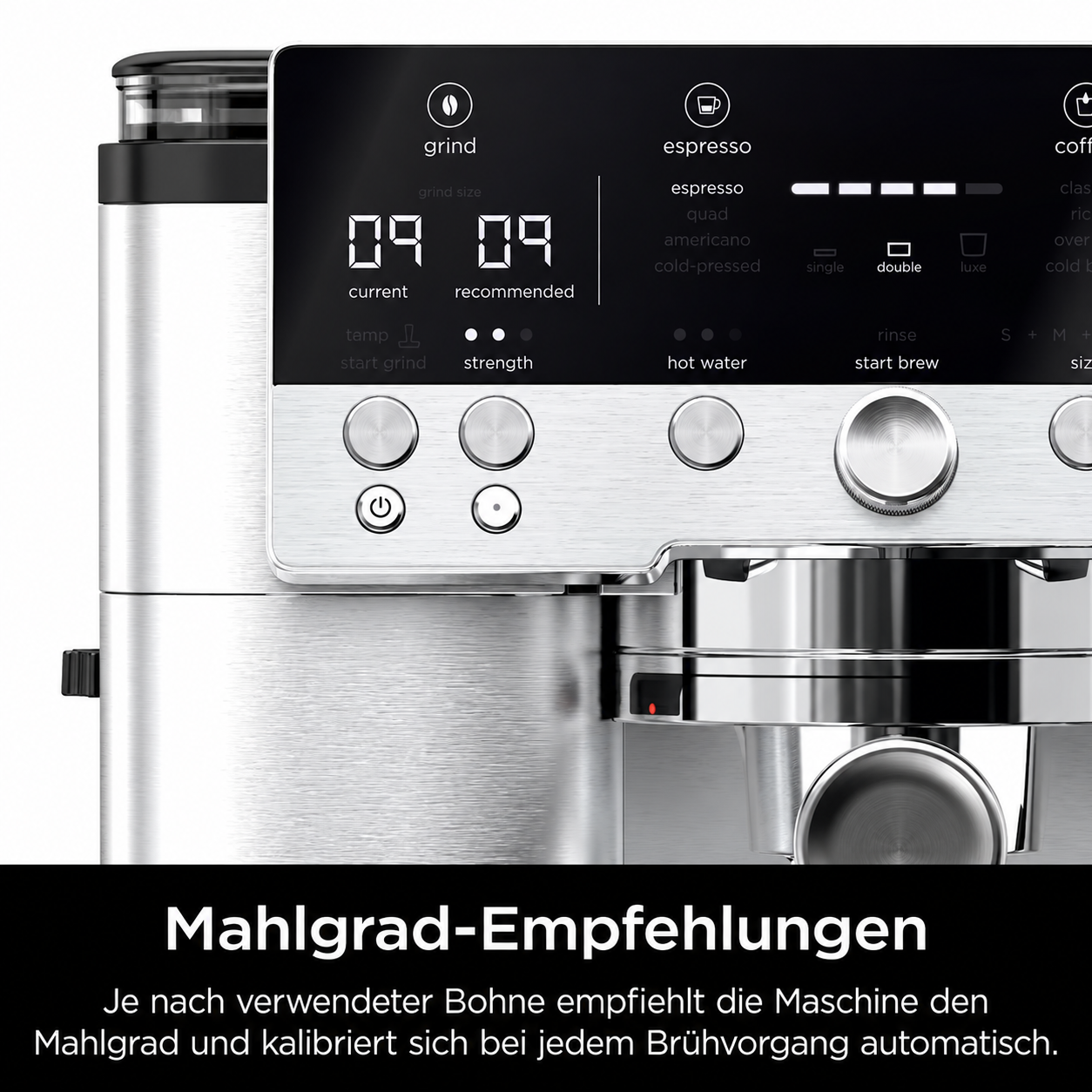 3-in-1 Premium Barista-Kaffeemaschine – Espresso, Filterkaffee & Cold Brew