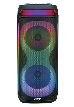 Máquina de Karaoke con 2 Micrófonos Inalámbricos, Altavoz de Karaoke Bluetooth Portátil para Exteriores, Gran Sistema de PA de Fiesta con Luces de Discoteca para Reuniones