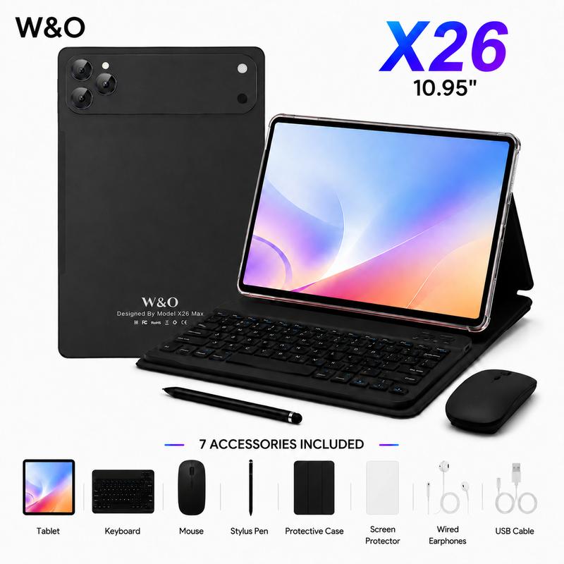 Tableta Android W&O X26 Max (pantalla táctil de 11 pulgadas)