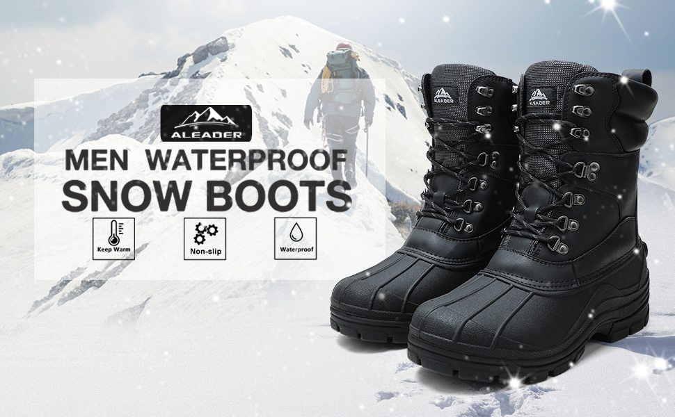 Botas de nieve impermeables