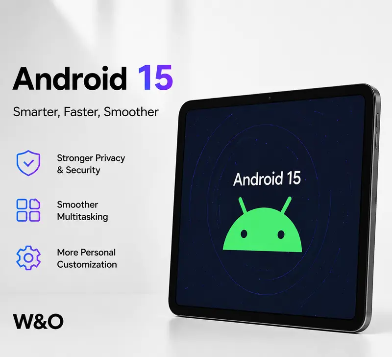 Tableta Android W&O X26 Max (pantalla táctil de 11 pulgadas)