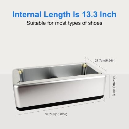 Dispensador automático de fundas de zapatos con 200 fundas desechables para zapatos para el hogar, oficina, supermercado, fábrica, laboratorio (plata)