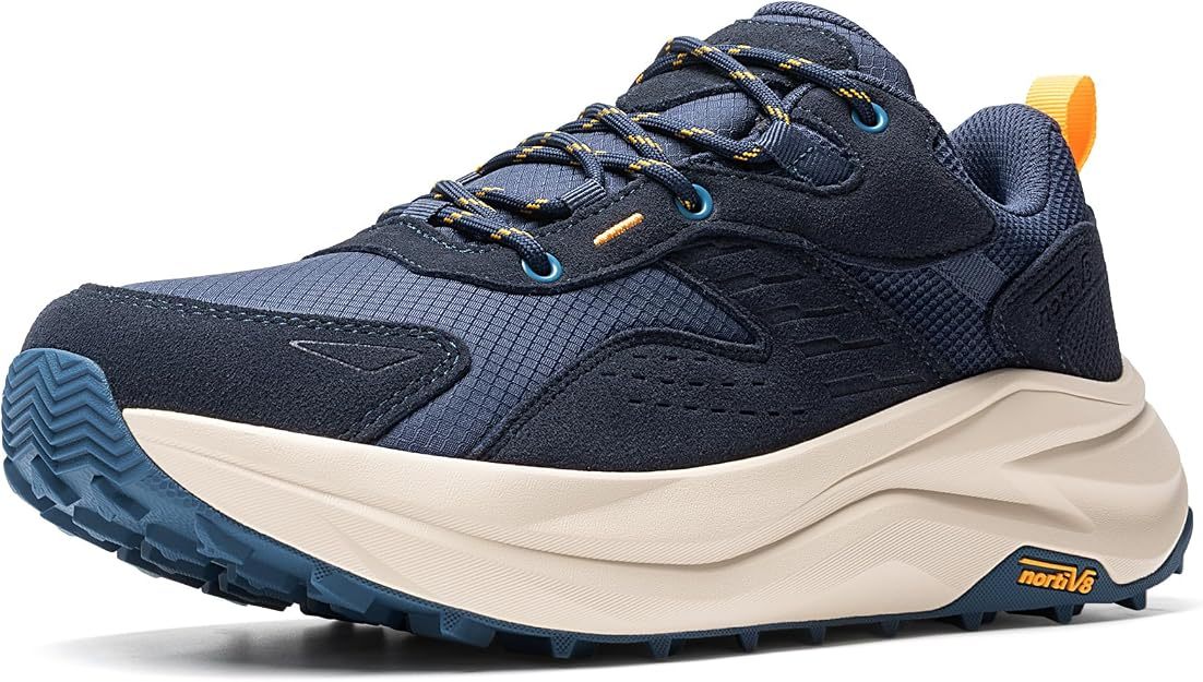 Zapatos de senderismo ligeros e impermeables para hombre  Impermeables, resistentes y duraderos, con suela antideslizante MDT, arco flexible y plantilla extraíble. Ideales para actividades al aire libre.