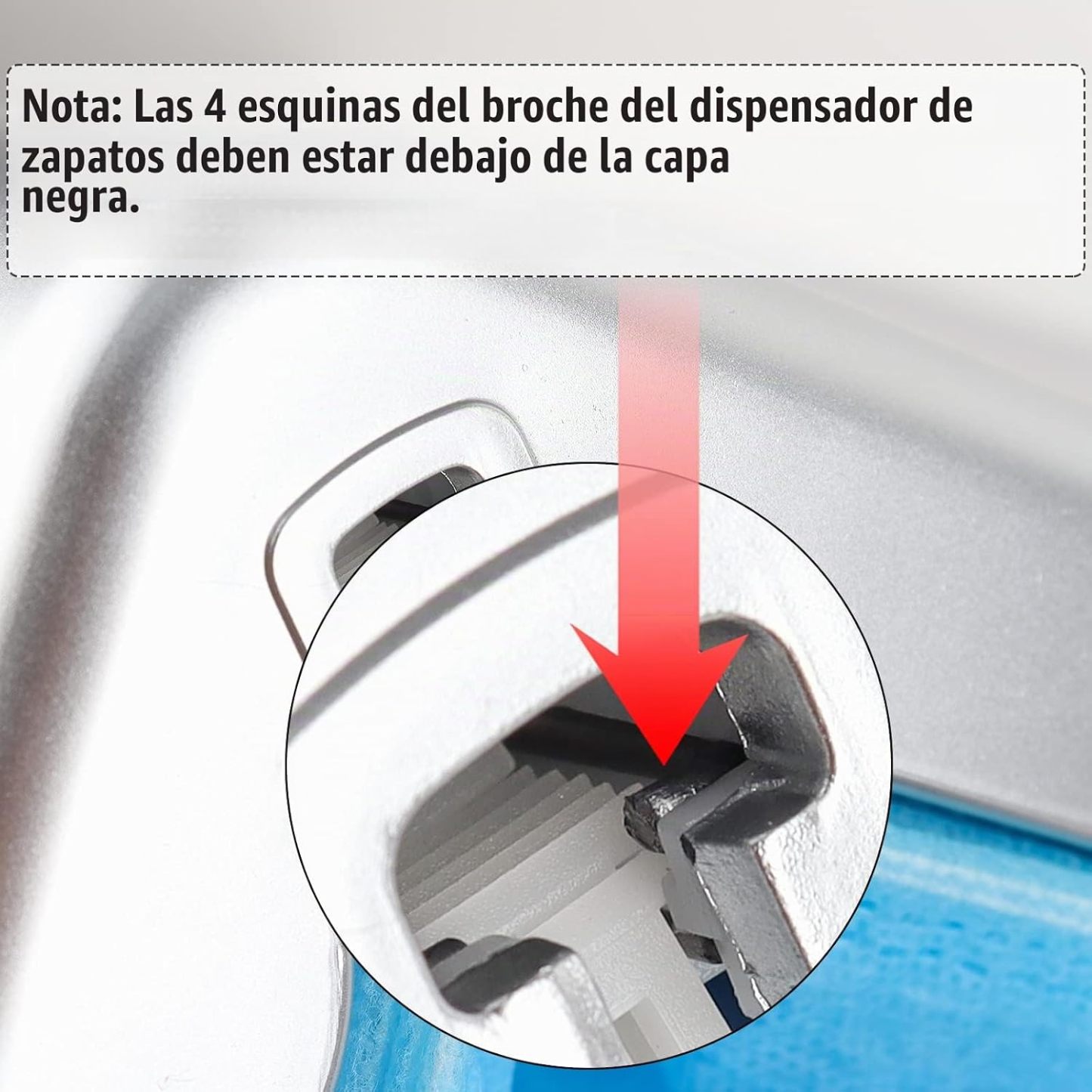Dispensador automático de fundas de zapatos con 200 fundas desechables para zapatos para el hogar, oficina, supermercado, fábrica, laboratorio (plata)