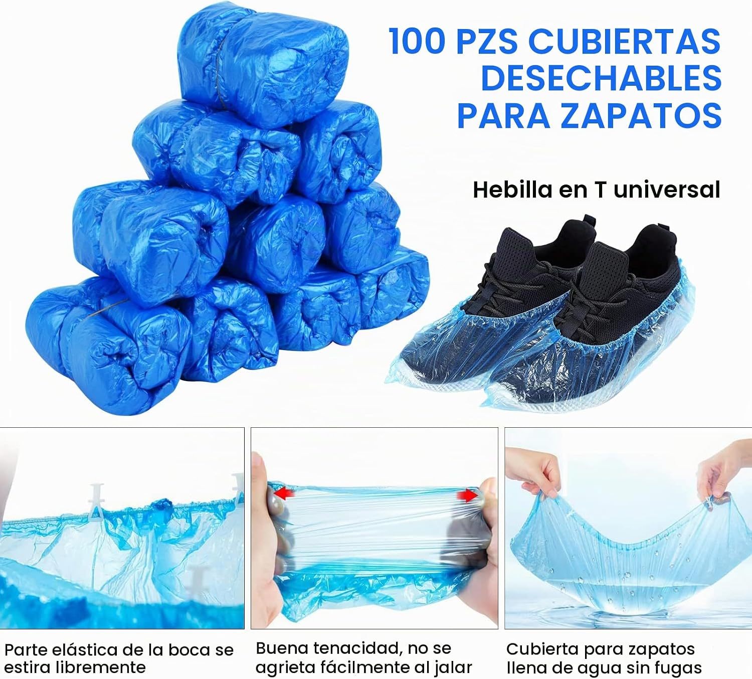 Dispensador automático de fundas de zapatos con 200 fundas desechables para zapatos para el hogar, oficina, supermercado, fábrica, laboratorio (plata)