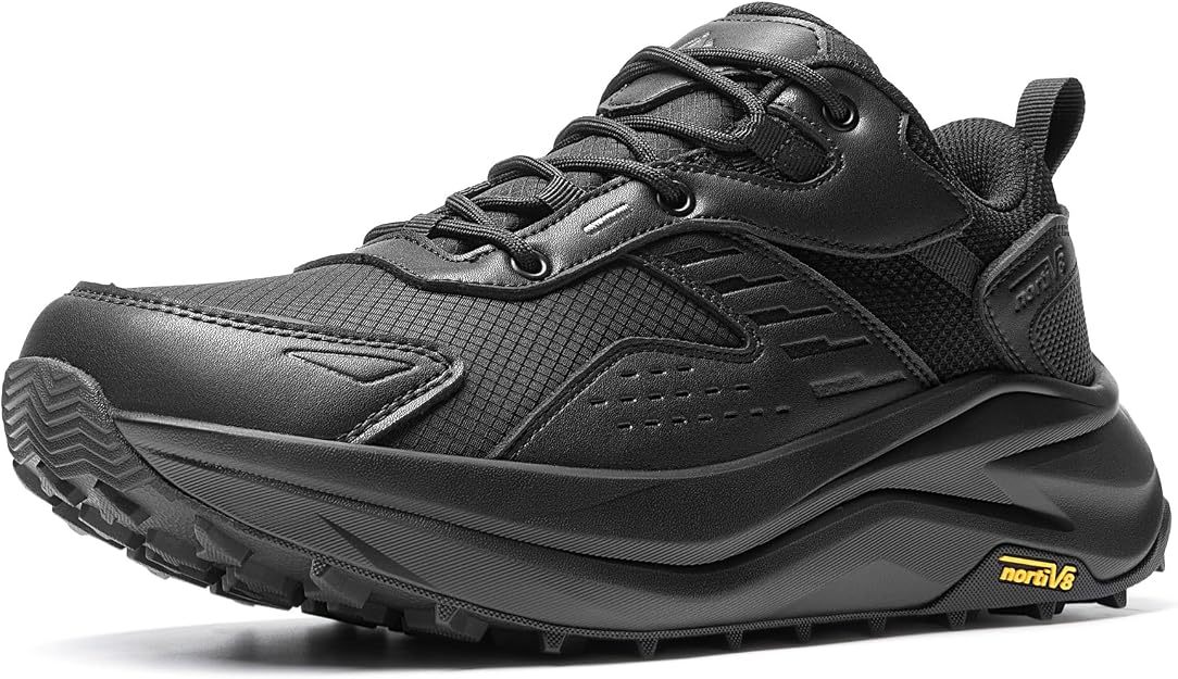 Zapatos de senderismo ligeros e impermeables para hombre  Impermeables, resistentes y duraderos, con suela antideslizante MDT, arco flexible y plantilla extraíble. Ideales para actividades al aire libre.