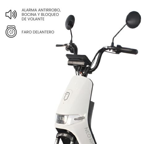 Bicimoto Electrica Futur Neoride Blanco