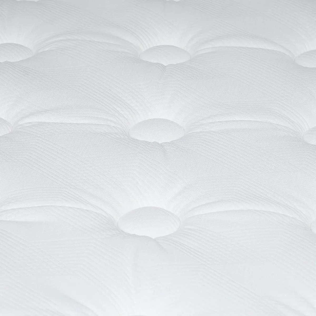 Cama Europea New Style 6 2 Plazas x 2.00 mt Base Dividida + Respaldo + 2 Veladores Rosen